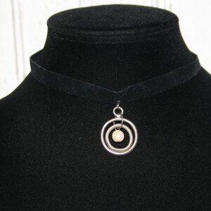 🖤 Black Ribbon Necklace · 13–16" · Moonlit Romance 🌙